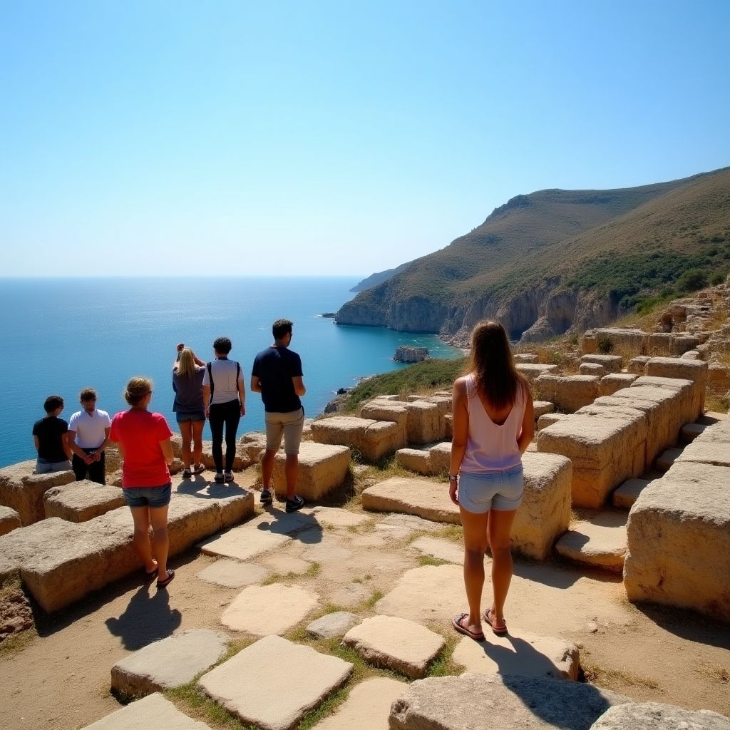 Visita ad un sito archeologico in Sicilia con spiegazione
