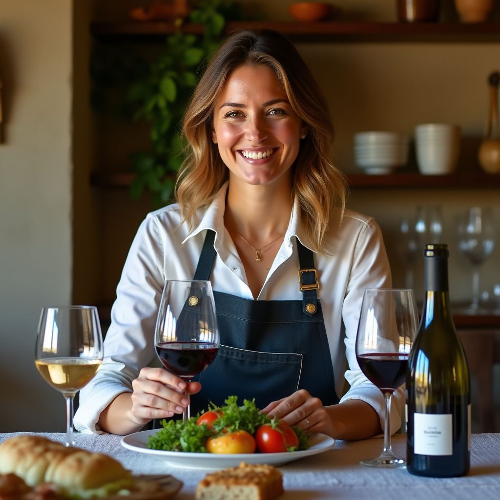 Elena Conti, Responsabile Esperienze, mentre organizza una degustazione